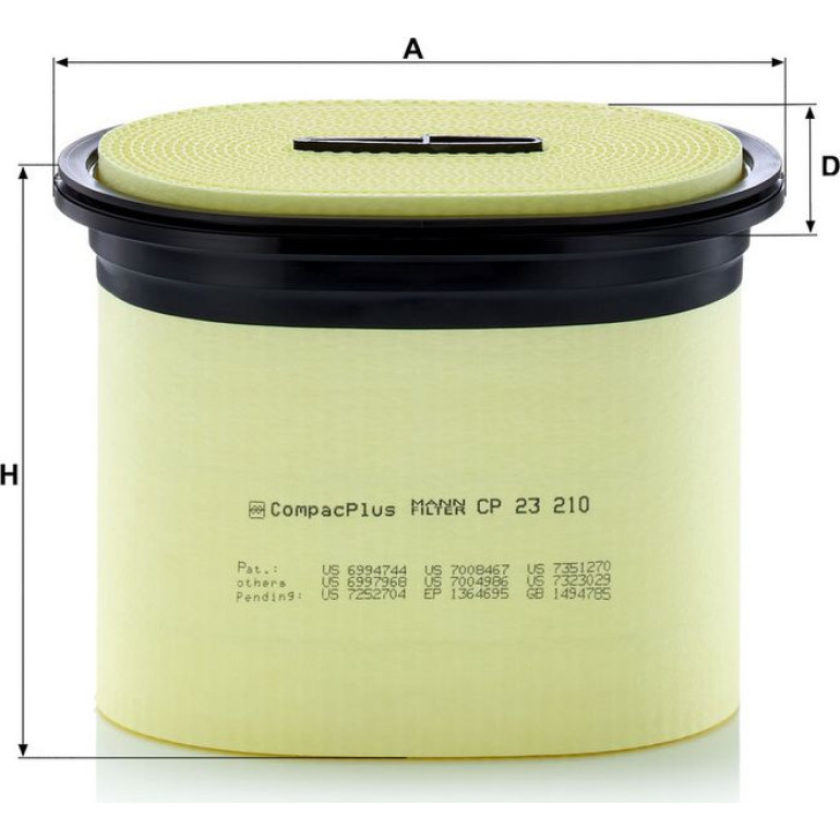 MANN-FILTER CP 23 210 Luftfilter MANN-FILTER CP 23 210 Luftfilter