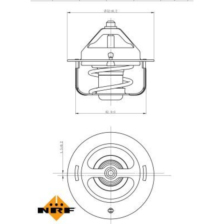 Thermostat, Kühlmittel 725147 Thermostat, Kühlmittel 725147