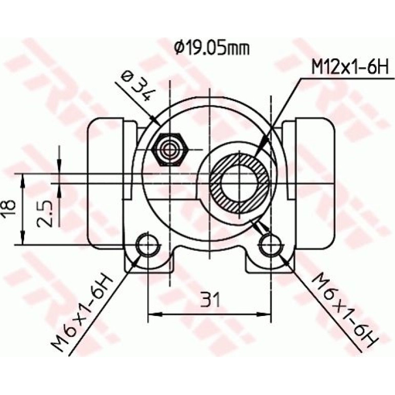 Radbremszylinder BWD133