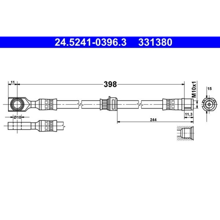 Bremsschlauch 24.5241-0396.3