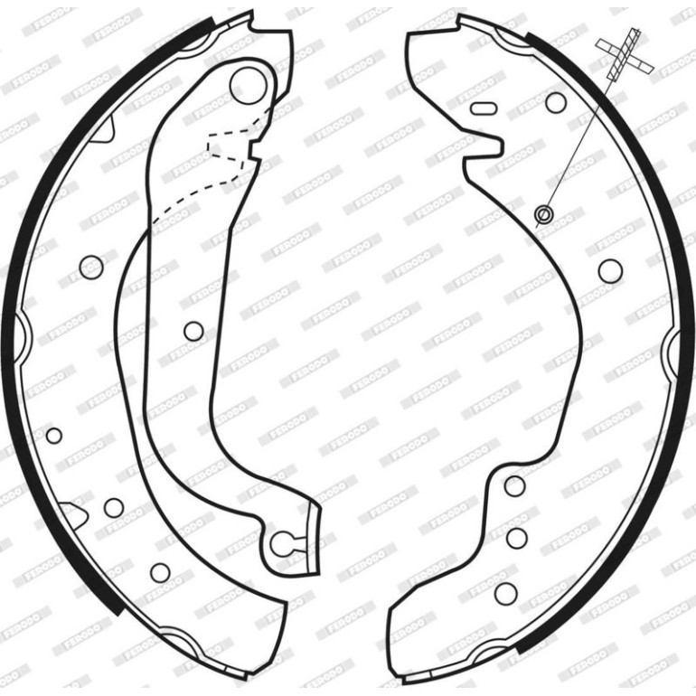 Bremsbackensatz FSB533 Bremsbackensatz FSB533