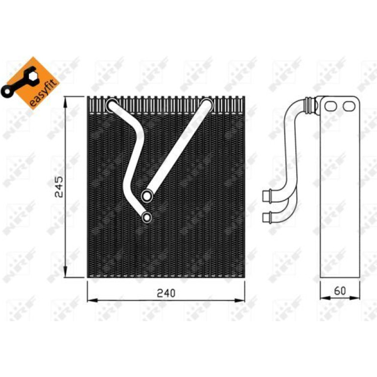 Verdampfer, Klimaanlage 36109 Verdampfer, Klimaanlage 36109