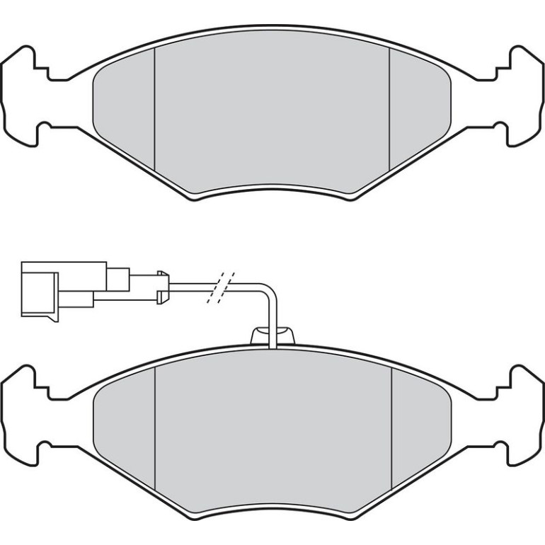 Bremsbelagsatz, Scheibenbremse 302835 Bremsbelagsatz, Scheibenbremse 302835