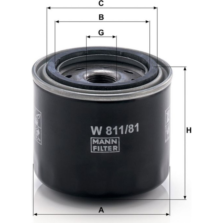 Ölfilter W 811/81 Ölfilter W 811/81