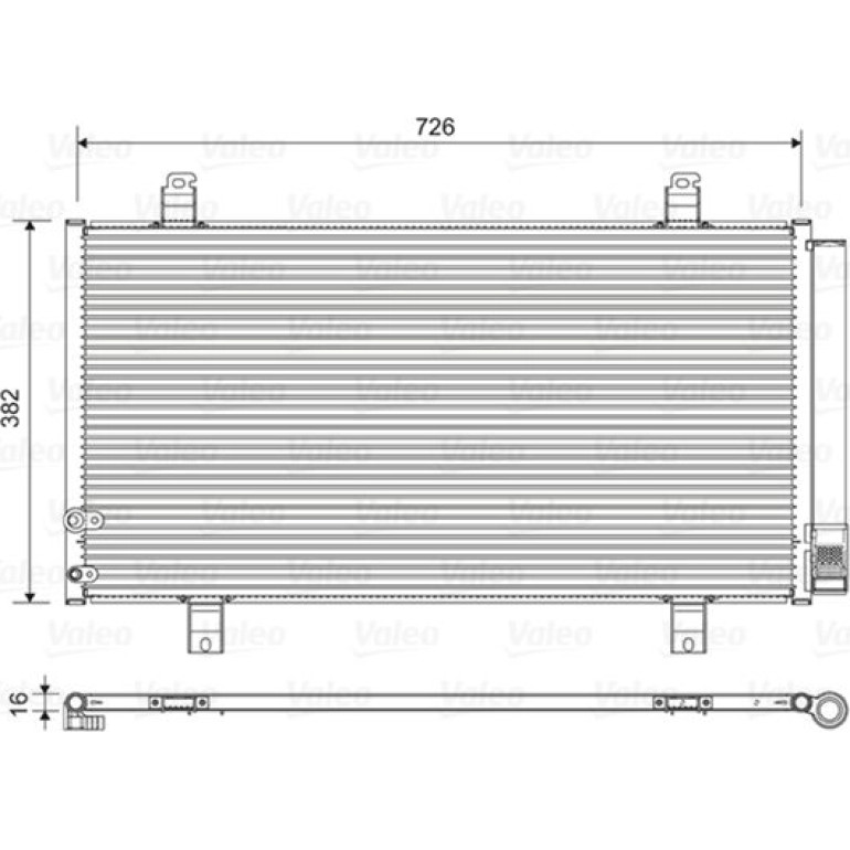 Kondensator, Klimaanlage 822580