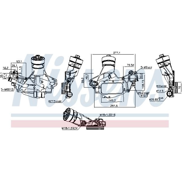 Ölkühler, Motoröl 90931