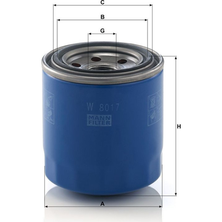 Ölfilter W 8017