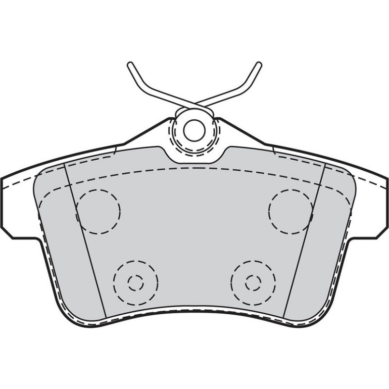 Bremsbelagsatz, Scheibenbremse 302126