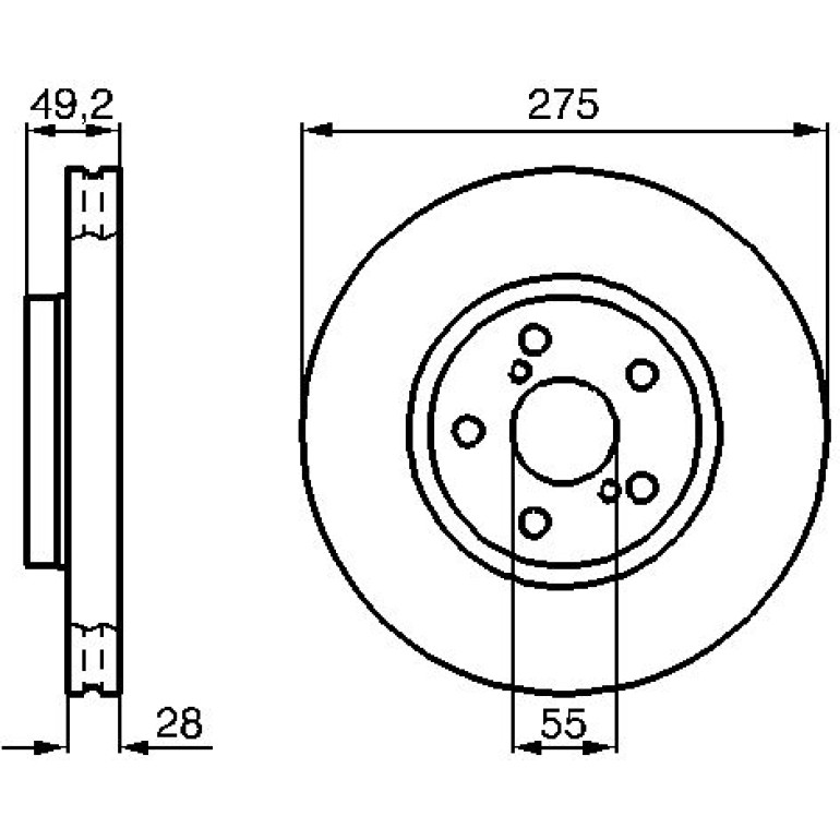 Bremsscheibe 0 986 478 583 Bremsscheibe 0 986 478 583