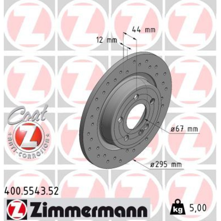Bremsscheibe 400.5543.52