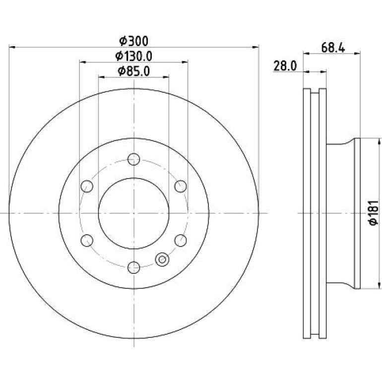Bremsscheibe 8DD 355 129-281