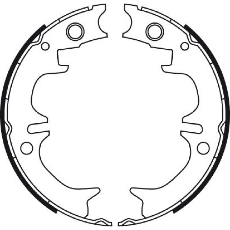 Bremsbackensatz, Feststellbremse GS8714 Bremsbackensatz, Feststellbremse GS8714