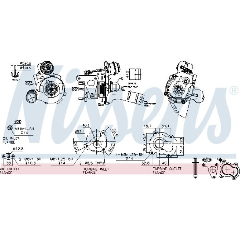 Nissens Turbolader 93163 Nissens Turbolader 93163