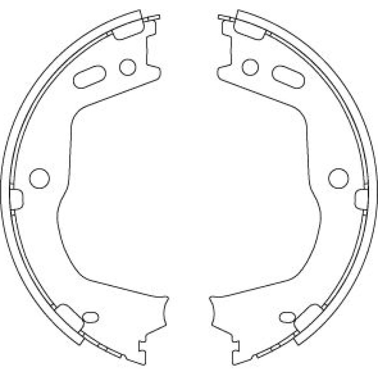 Bremsbackensatz, Feststellbremse GS8803 Bremsbackensatz, Feststellbremse GS8803
