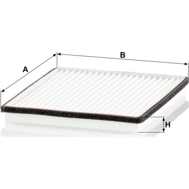 MANN-FILTER CU 2217-2 Innenraumfilter, Partikelfilter MANN-FILTER CU 2217-2 Innenraumfilter, Partikelfilter