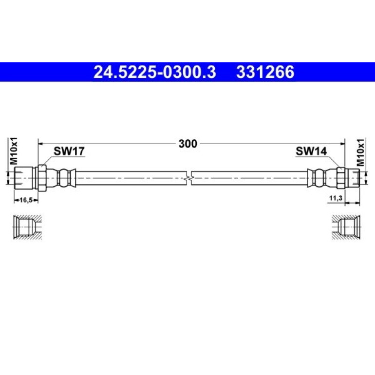 Bremsschlauch 24.5225-0300.3