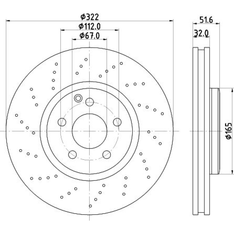Bremsscheibe 8DD 355 122-911 Bremsscheibe 8DD 355 122-911