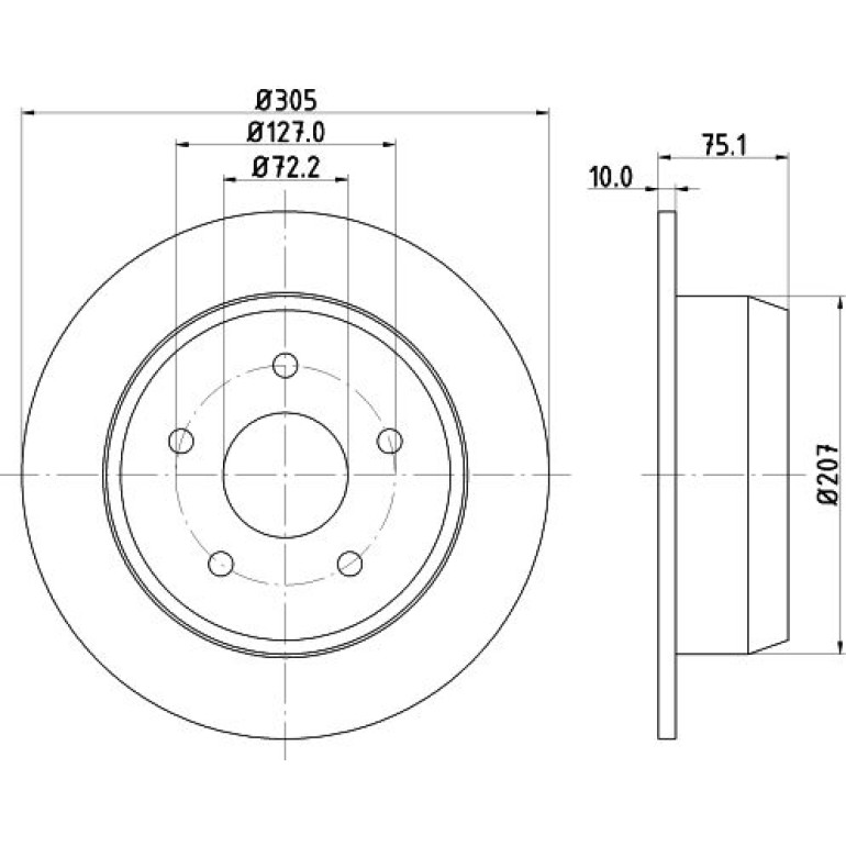 Bremsscheibe 8DD 355 108-611 Bremsscheibe 8DD 355 108-611