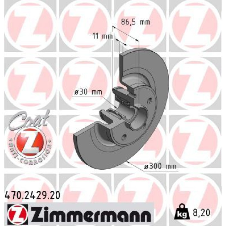 Bremsscheibe 470.2429.20 Bremsscheibe 470.2429.20
