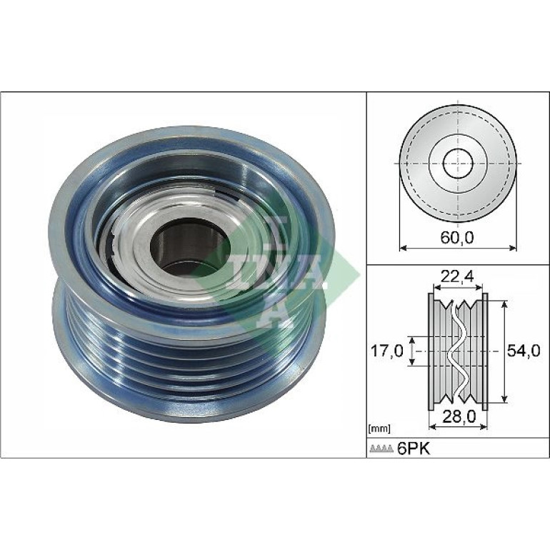 Umlenk-/Führungsrolle, Keilrippenriemen 532 0900 10 Umlenk-/Führungsrolle, Keilrippenriemen 532 0900 10