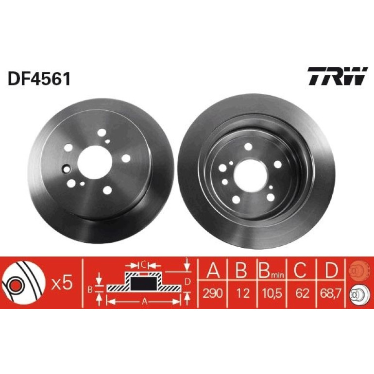 Bremsscheibe DF4561