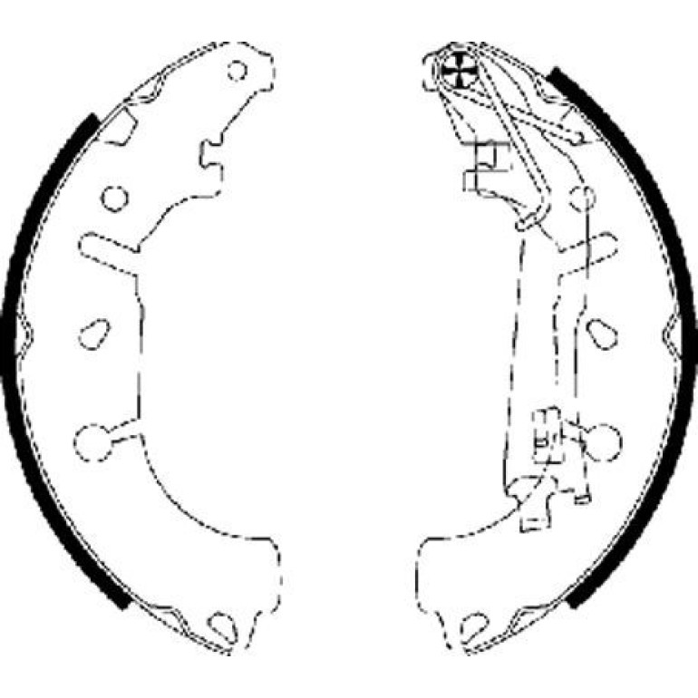 Bremsbackensatz 91065400 Bremsbackensatz 91065400