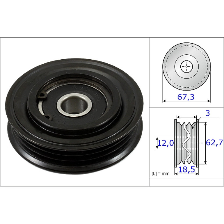 Spannrolle, Keilrippenriemen 531 0861 10