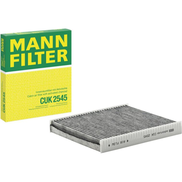 MANN-FILTER CUK 2545 Innenraumfilter, Aktivkohlefilter MANN-FILTER CUK 2545 Innenraumfilter, Aktivkohlefilter