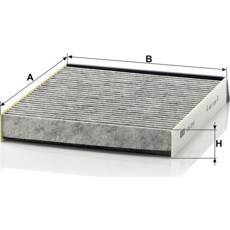 MANN-FILTER CUK 2240 Innenraumfilter, Aktivkohlefilter