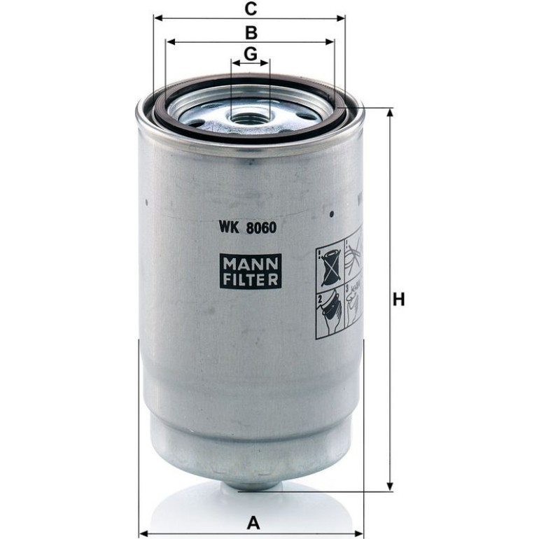 Kraftstofffilter WK 8060 Z Kraftstofffilter WK 8060 Z