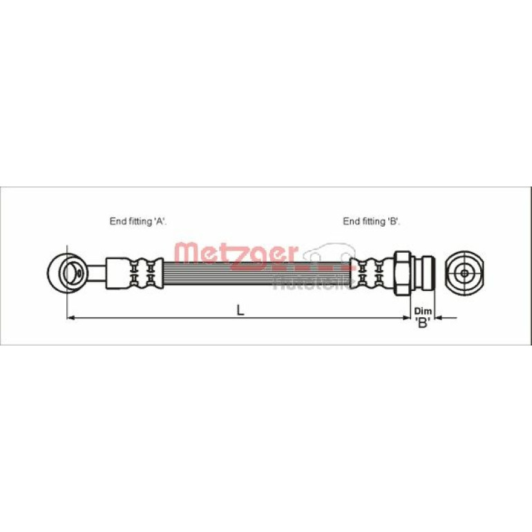 Bremsschlauch 4110405
