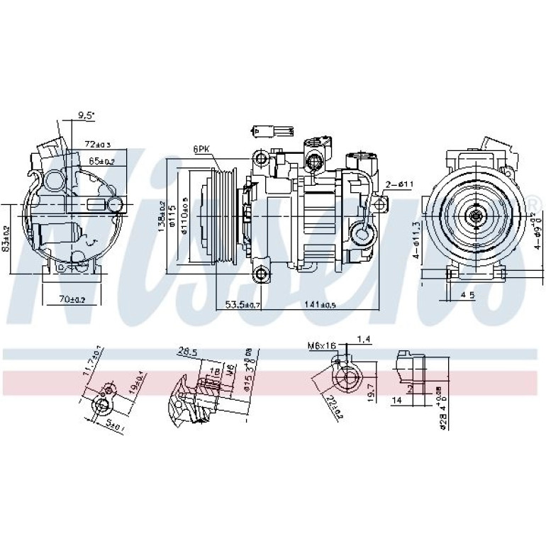 Kompressor, Klimaanlage 890302