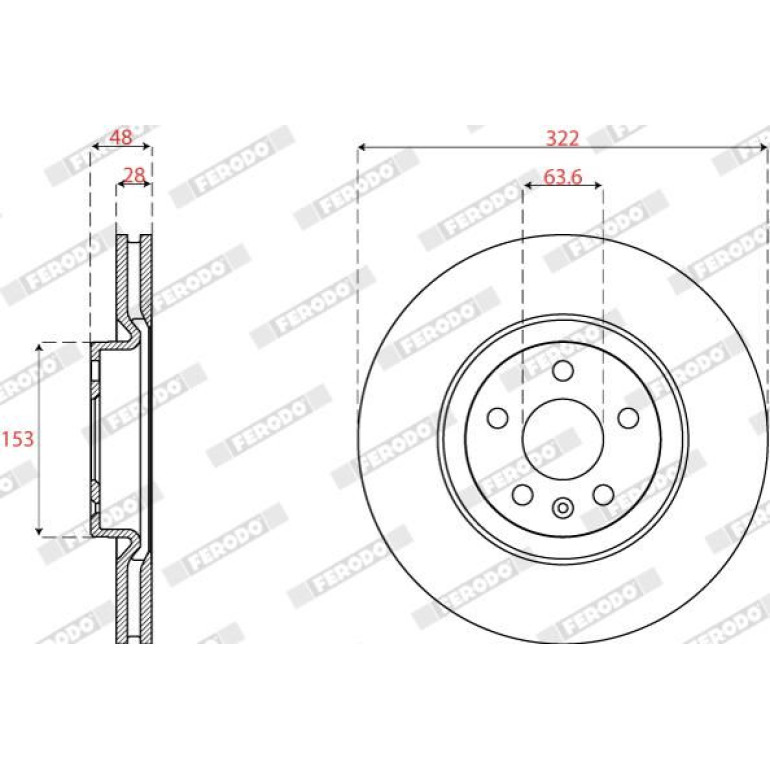 Bremsscheibe DDF2693C Bremsscheibe DDF2693C