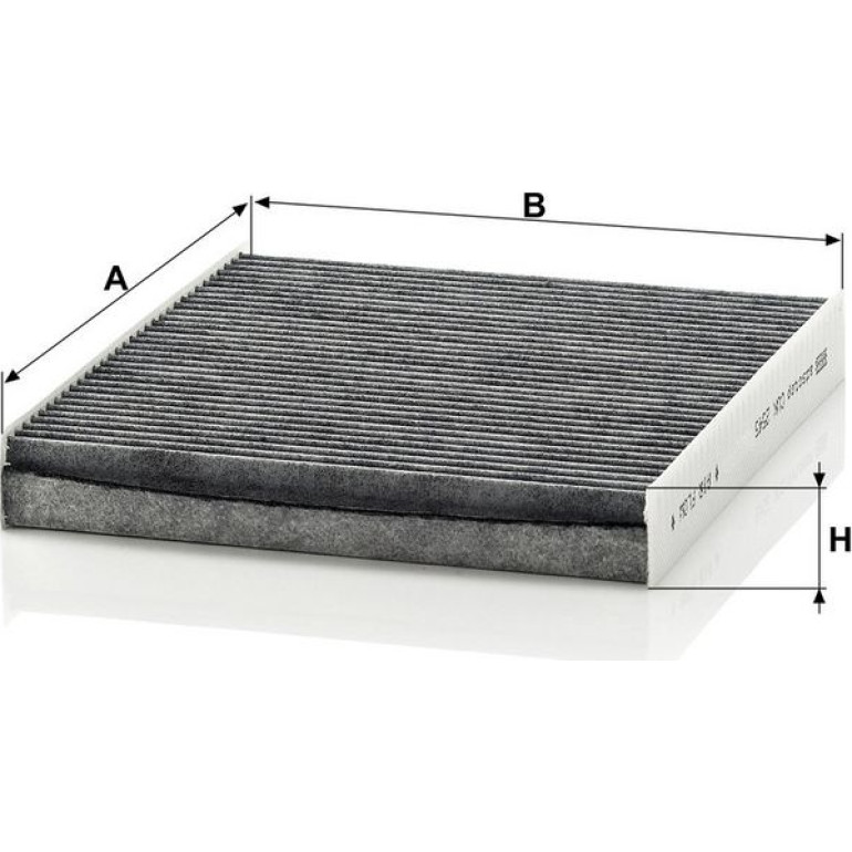 MANN-FILTER CUK 2545 Innenraumfilter, Aktivkohlefilter MANN-FILTER CUK 2545 Innenraumfilter, Aktivkohlefilter