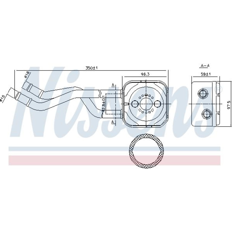 Ölkühler, Motoröl 90685 Ölkühler, Motoröl 90685