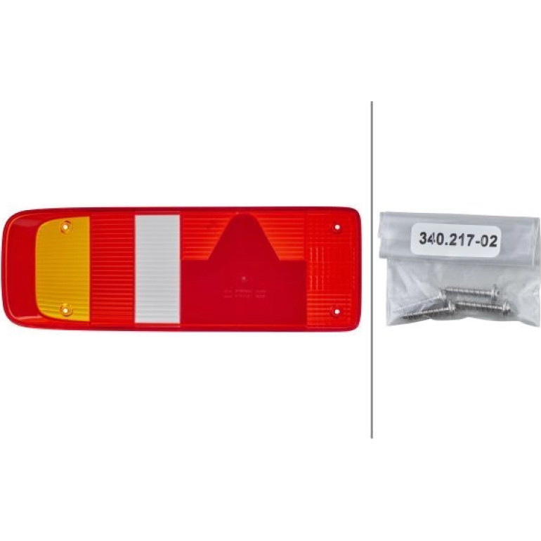 Lichtscheibe, Heckleuchte 9EL 340 829-001