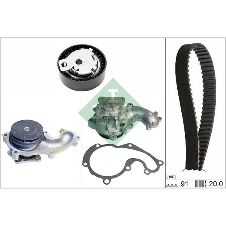 Wasserpumpe + Zahnriemensatz 530 0142 30 Wasserpumpe + Zahnriemensatz 530 0142 30