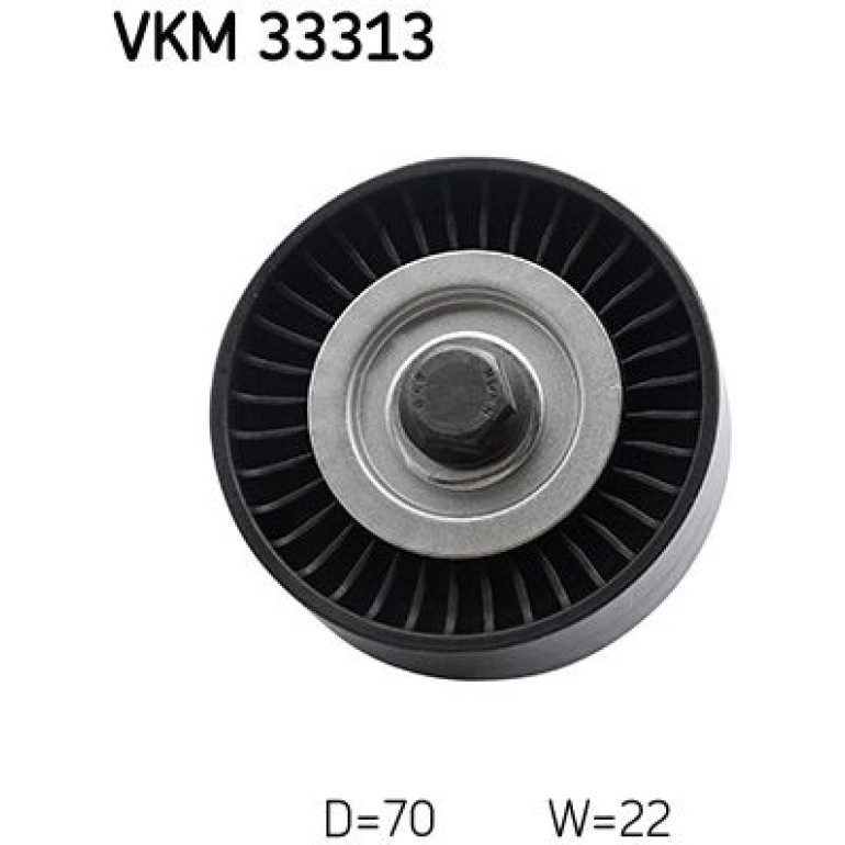 Umlenk-/Führungsrolle, Keilrippenriemen VKM 33313 Umlenk-/Führungsrolle, Keilrippenriemen VKM 33313