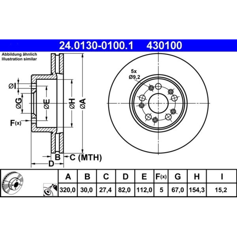 Bremsscheibe 24.0130-0100.1
