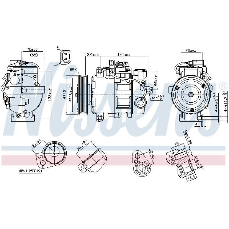 Kompressor, Klimaanlage 89513 Kompressor, Klimaanlage 89513