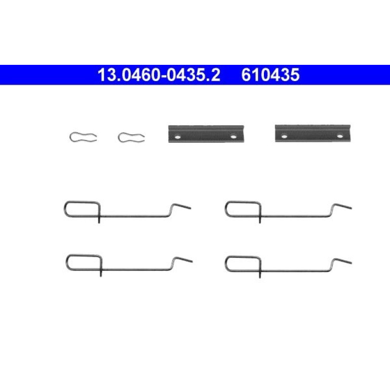 Zubehörsatz, Scheibenbremsbelag 13.0460-0435.2 Zubehörsatz, Scheibenbremsbelag 13.0460-0435.2