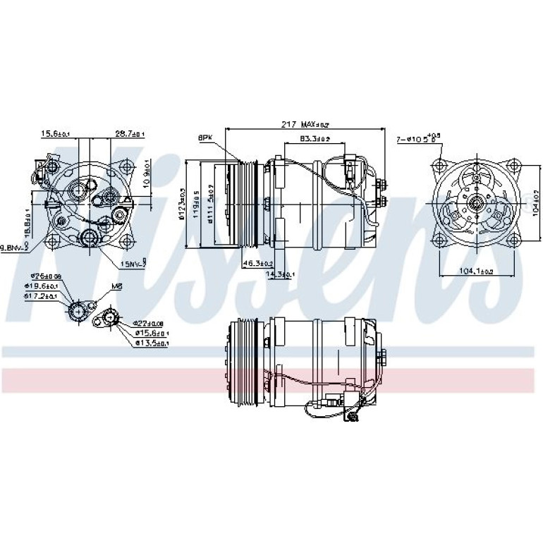 Kompressor, Klimaanlage 89249 Kompressor, Klimaanlage 89249