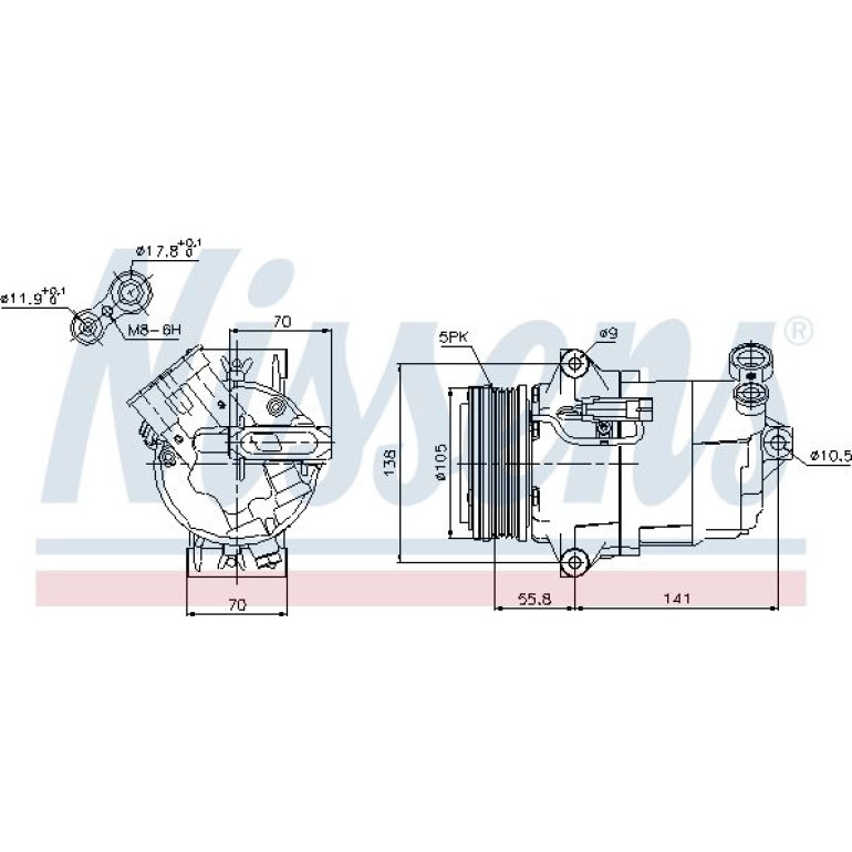 Kompressor, Klimaanlage 89038