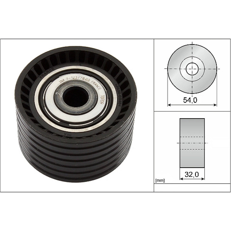 Umlenk-/Führungsrolle, Zahnriemen 532 0774 10