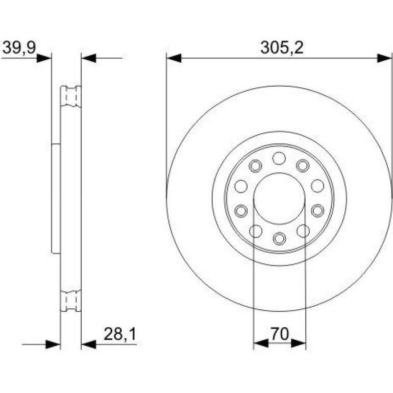 Bremsscheibe 0 986 479 291 Bremsscheibe 0 986 479 291