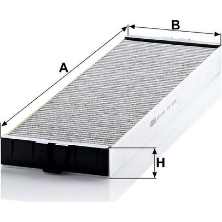 MANN-FILTER CUK 5258 Innenraumfilter, Aktivkohlefilter MANN-FILTER CUK 5258 Innenraumfilter, Aktivkohlefilter