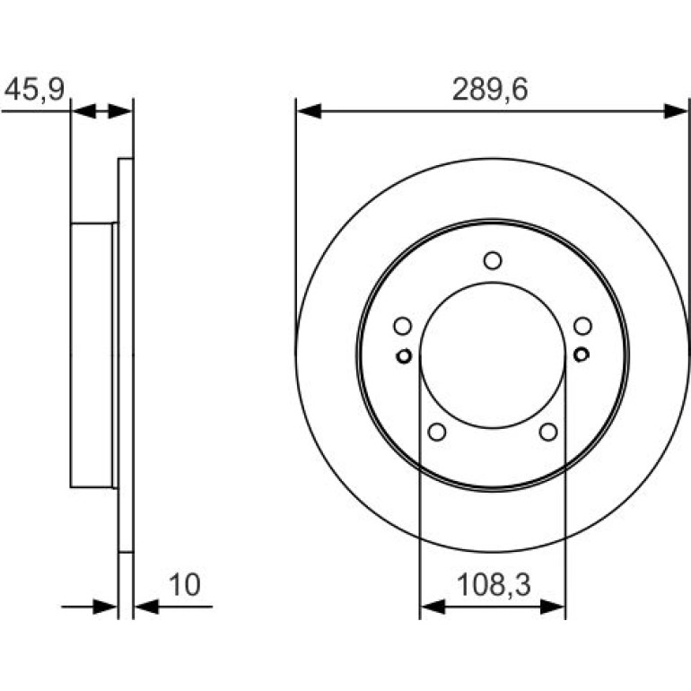 Bremsscheibe 0 986 479 B09 Bremsscheibe 0 986 479 B09
