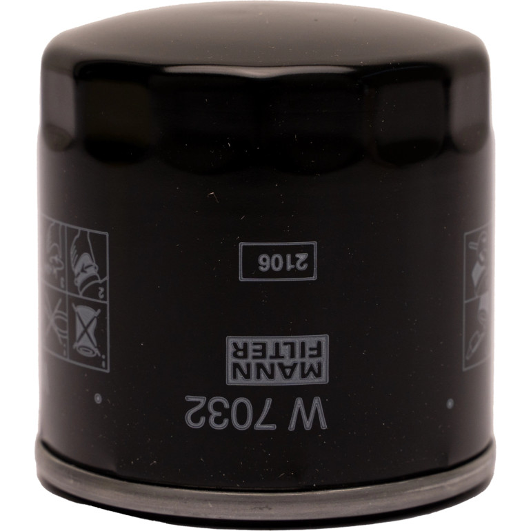 MANN-FILTER W 7032 Ölfilter M20x1.5, mit einem Rücklaufsperrventil, Anschraubfilter MANN-FILTER W 7032 Ölfilter M20x1.5, mit einem Rücklaufsperrventil, Anschraubfilter