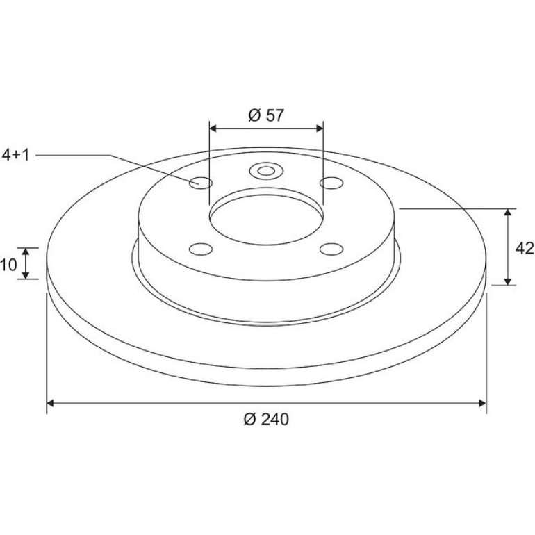 Bremsscheibe 672617