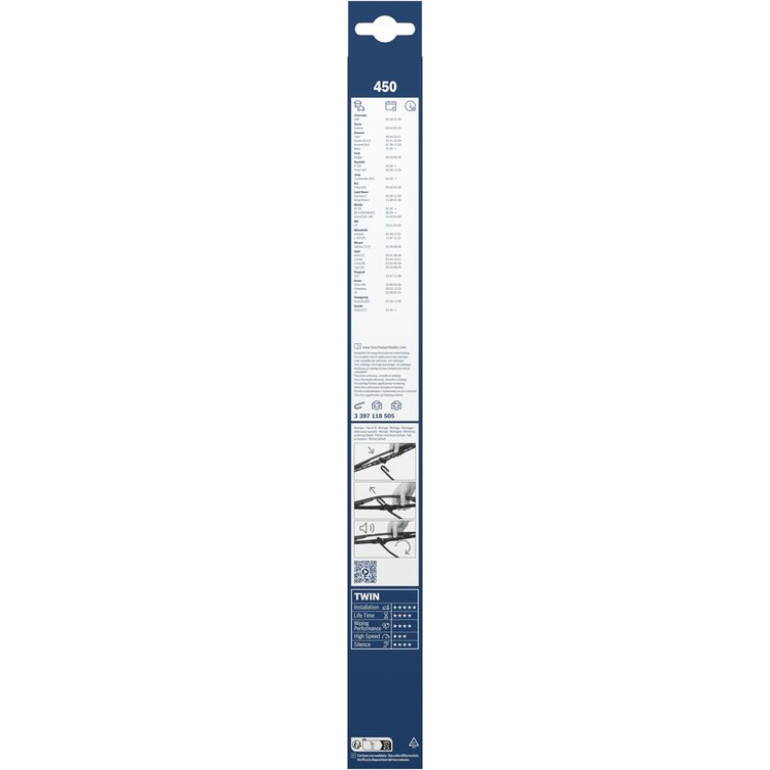 BOSCH 837 Scheibenwischer Twin 3 397 118 505